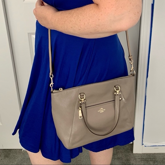 Coach Handbags - Coach Prairie Satchel in Fog NWT